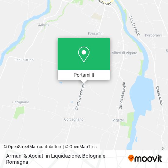 Mappa Armani & Aociati in Liquidazione