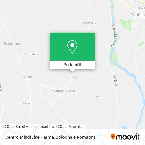 Mappa Centro Mindfulne Parma