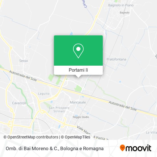 Mappa Omb. di Bai Moreno & C.