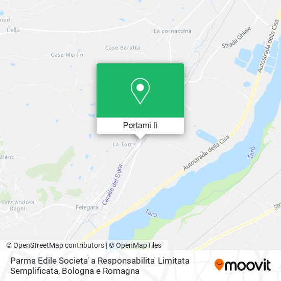 Mappa Parma Edile Societa' a Responsabilita' Limitata Semplificata