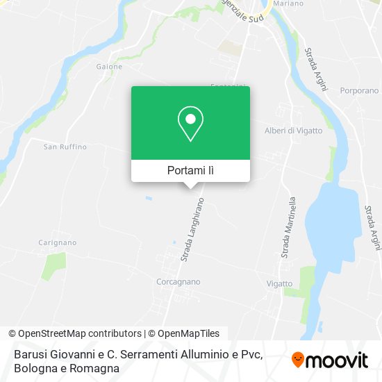 Mappa Barusi Giovanni e C. Serramenti Alluminio e Pvc