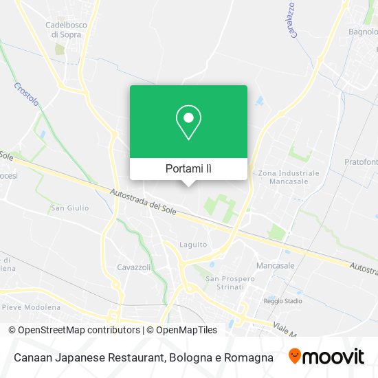 Mappa Canaan Japanese Restaurant