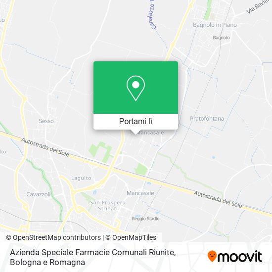 Mappa Azienda Speciale Farmacie Comunali Riunite