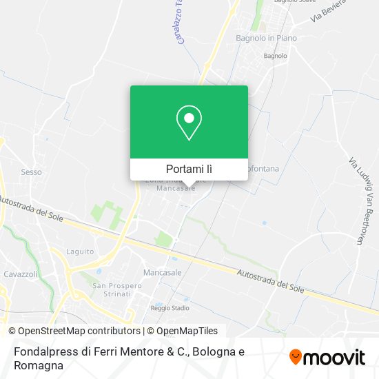 Mappa Fondalpress di Ferri Mentore & C.