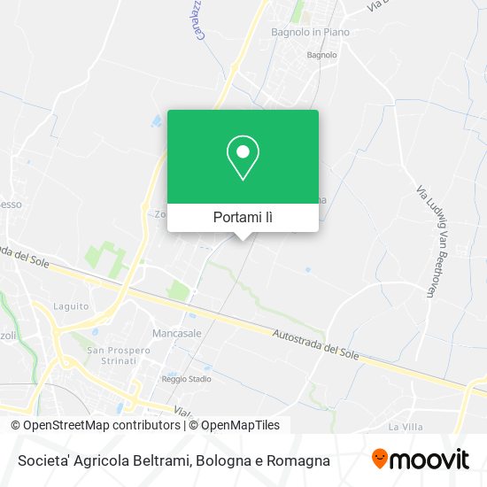 Mappa Societa' Agricola Beltrami