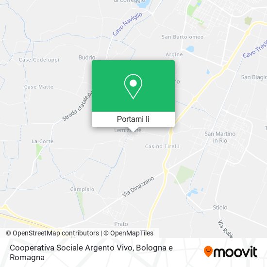 Mappa Cooperativa Sociale Argento Vivo