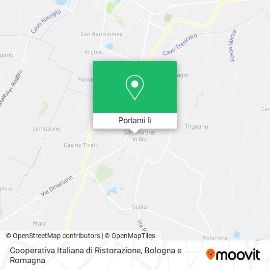 Mappa Cooperativa Italiana di Ristorazione