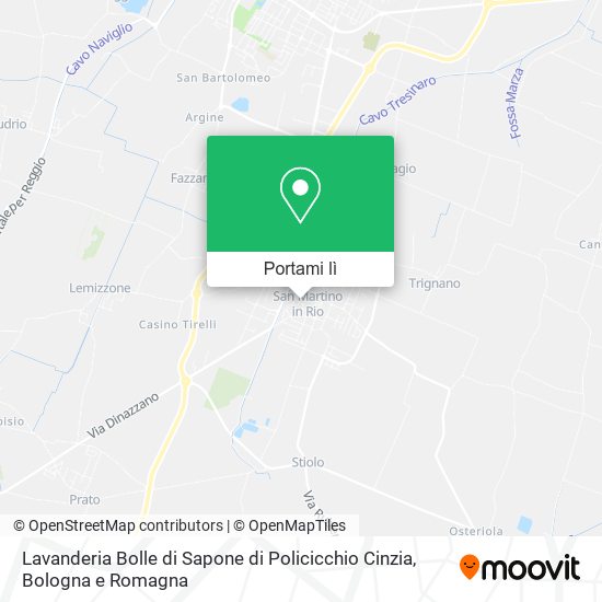 Mappa Lavanderia Bolle di Sapone di Policicchio Cinzia