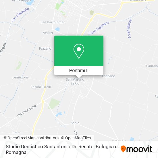Mappa Studio Dentistico Santantonio Dr. Renato