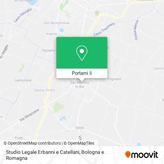Mappa Studio Legale Erbanni e Catellani