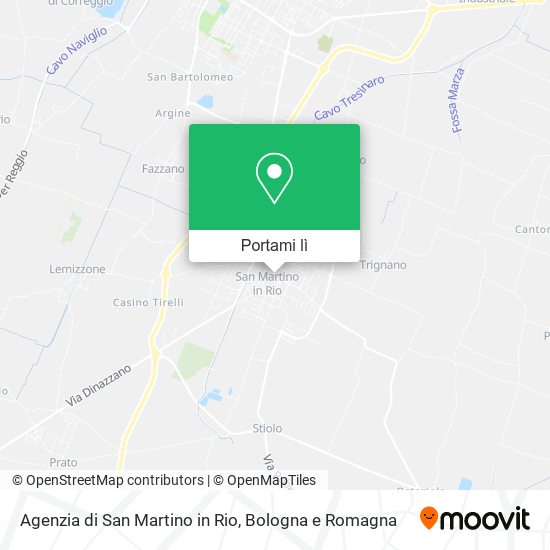 Mappa Agenzia di San Martino in Rio