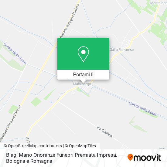 Mappa Biagi Mario Onoranze Funebri Premiata Impresa