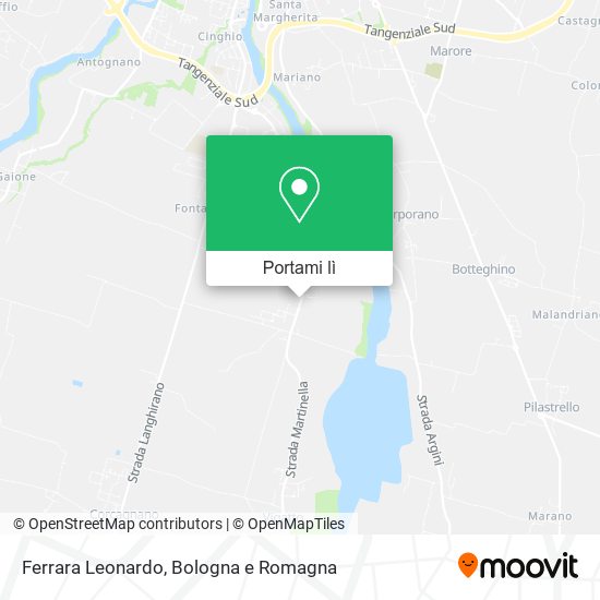 Mappa Ferrara Leonardo