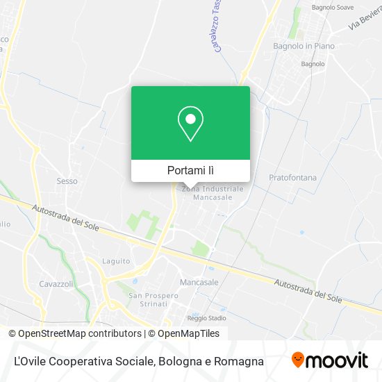 Mappa L'Ovile Cooperativa Sociale