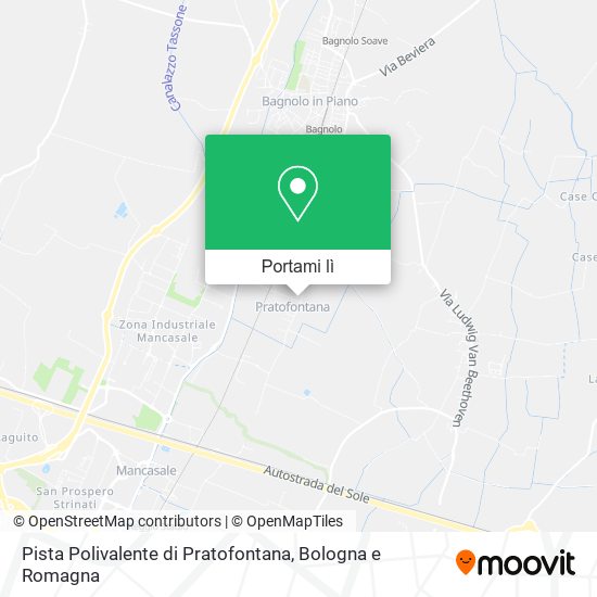 Mappa Pista Polivalente di Pratofontana