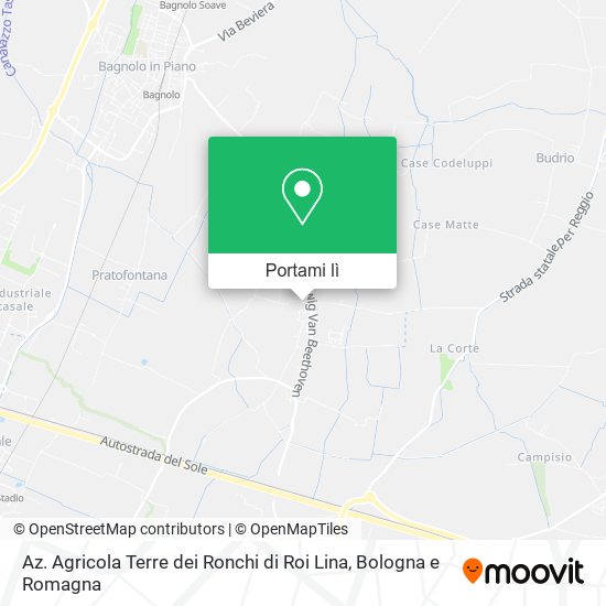 Mappa Az. Agricola Terre dei Ronchi di Roi Lina