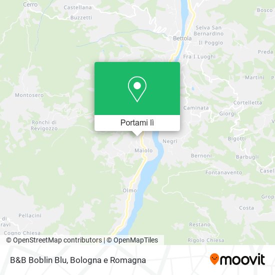 Mappa B&B Boblin Blu