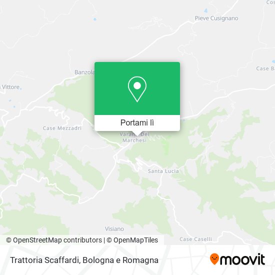 Mappa Trattoria Scaffardi