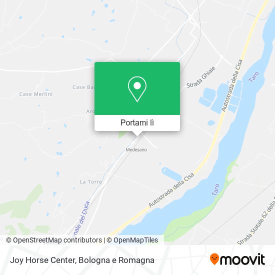Mappa Joy Horse Center