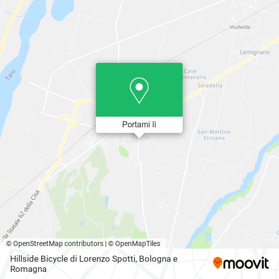 Mappa Hillside Bicycle di Lorenzo Spotti