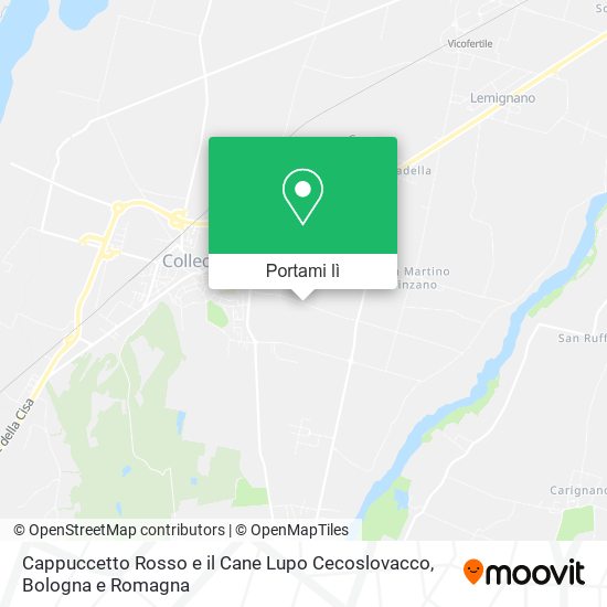 Mappa Cappuccetto Rosso e il Cane Lupo Cecoslovacco