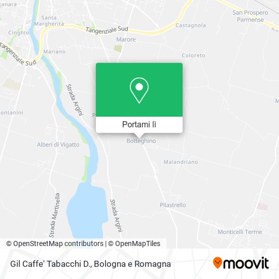 Mappa Gil Caffe' Tabacchi D.