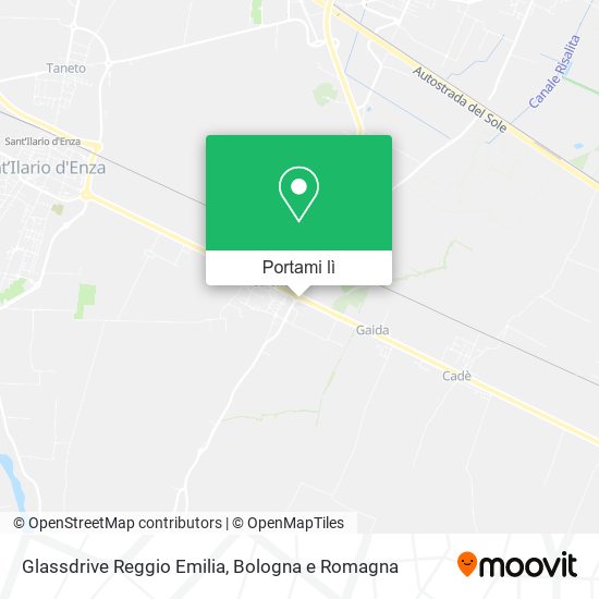 Mappa Glassdrive Reggio Emilia