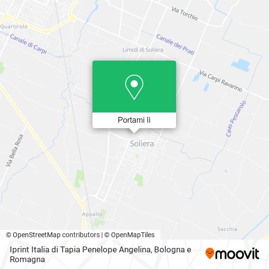 Mappa Iprint Italia di Tapia Penelope Angelina