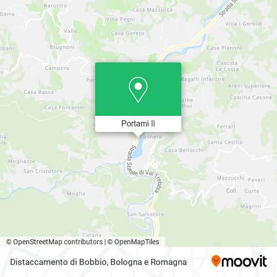 Mappa Distaccamento di Bobbio