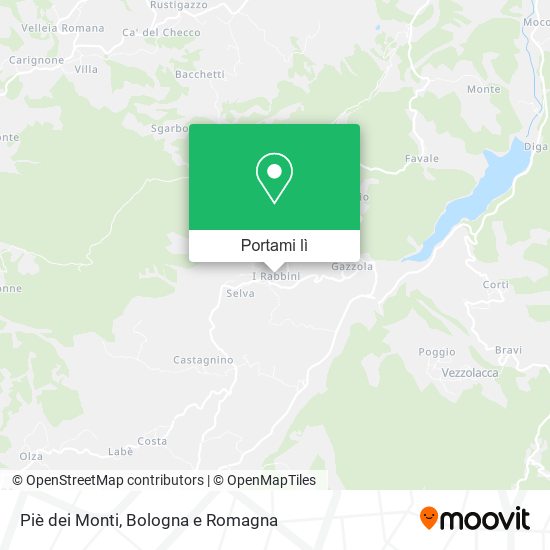 Mappa Piè dei Monti