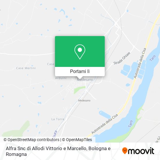 Mappa Alfra Snc di Allodi Vittorio e Marcello