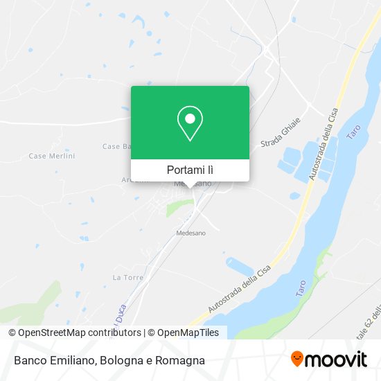 Mappa Banco Emiliano