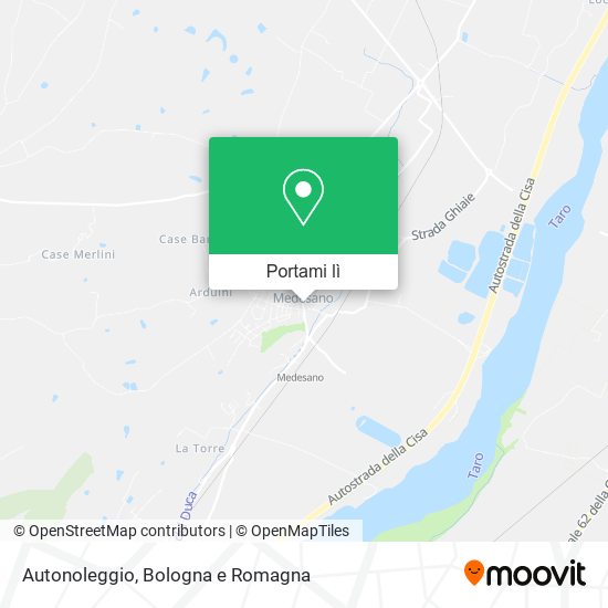 Mappa Autonoleggio