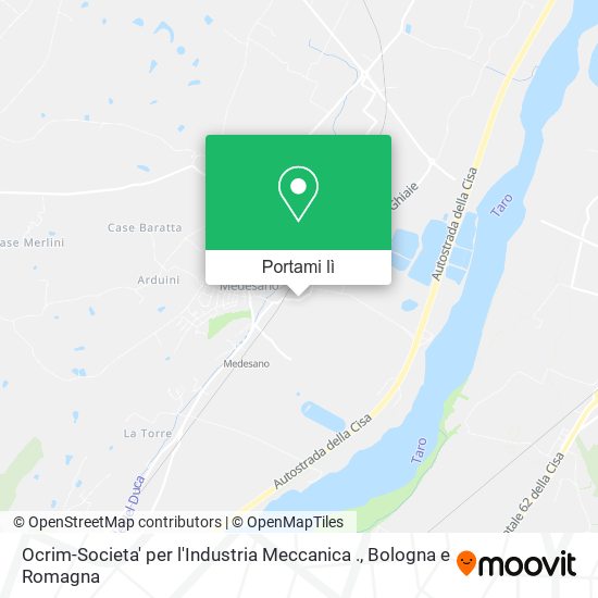 Mappa Ocrim-Societa' per l'Industria Meccanica .