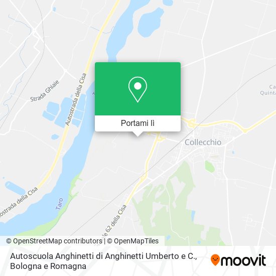 Mappa Autoscuola Anghinetti di Anghinetti Umberto e C.
