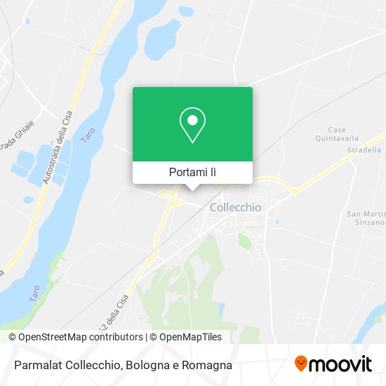 Mappa Parmalat Collecchio