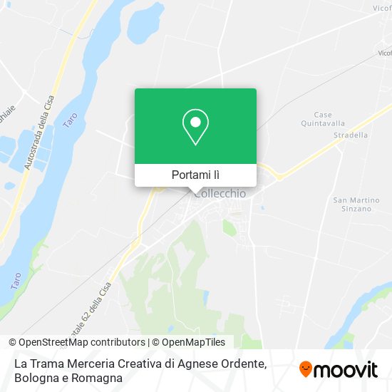 Mappa La Trama Merceria Creativa di Agnese Ordente