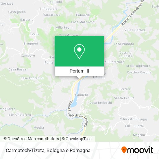Mappa Carmatech-Tizeta