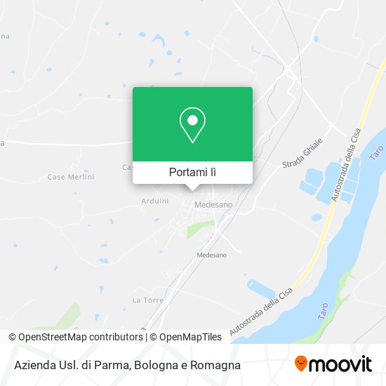 Mappa Azienda Usl. di Parma