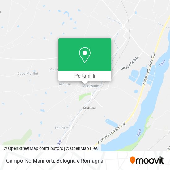Mappa Campo Ivo Maniforti