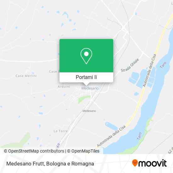 Mappa Medesano Frutt