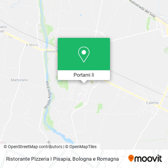 Mappa Ristorante Pizzeria I Pisapia