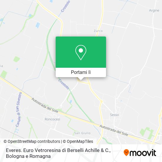 Mappa Everes. Euro Vetroresina di Berselli Achille & C.
