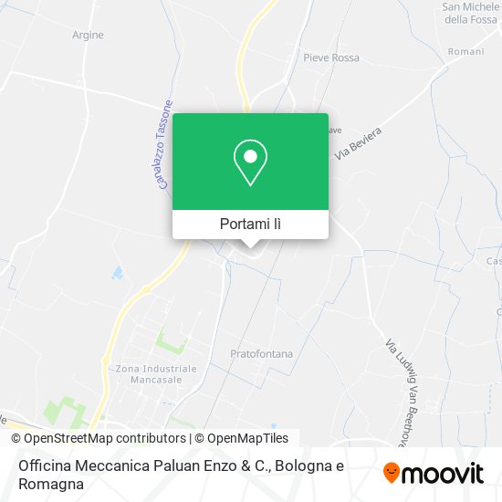 Mappa Officina Meccanica Paluan Enzo & C.