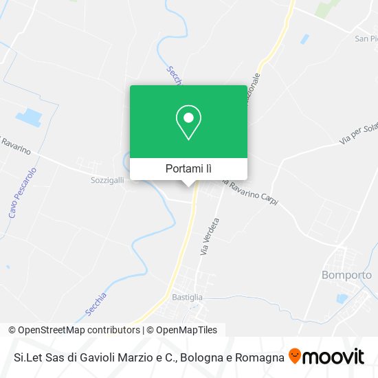 Mappa Si.Let Sas di Gavioli Marzio e C.