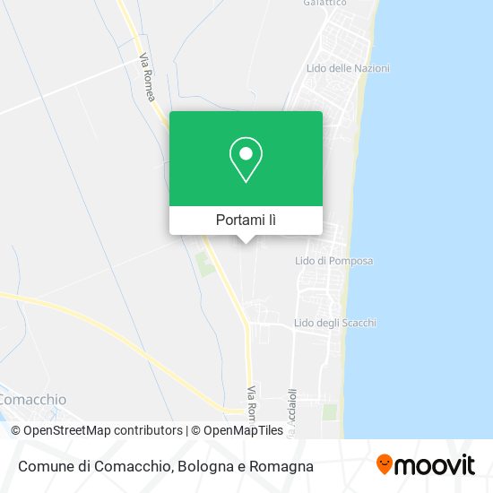 Mappa Comune di Comacchio