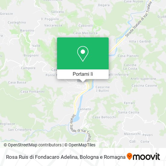 Mappa Rosa Ruis di Fondacaro Adelina