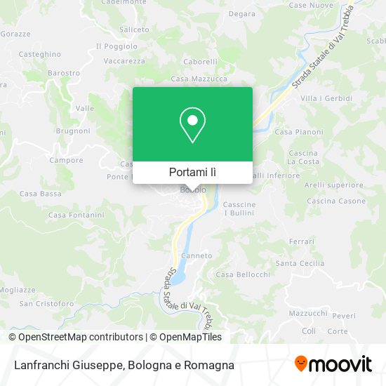 Mappa Lanfranchi Giuseppe