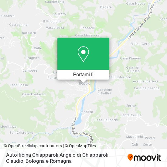 Mappa Autofficina Chiapparoli Angelo di Chiapparoli Claudio