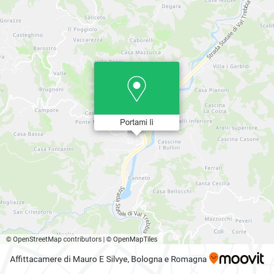 Mappa Affittacamere di Mauro E Silvye